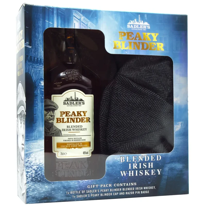 Peaky Blinder - Irish Whiskey Gift-Pack Cap 70cl Peaky Blinder - Irish Whiskey Gift-Pack Cap 70cl