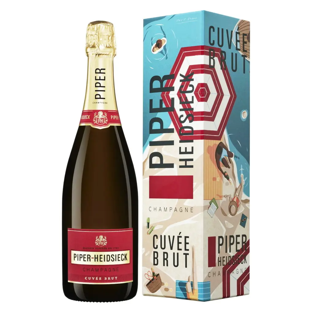 Piper Heidsieck - Cuvée Brut Lipstick Giftpack 75cl