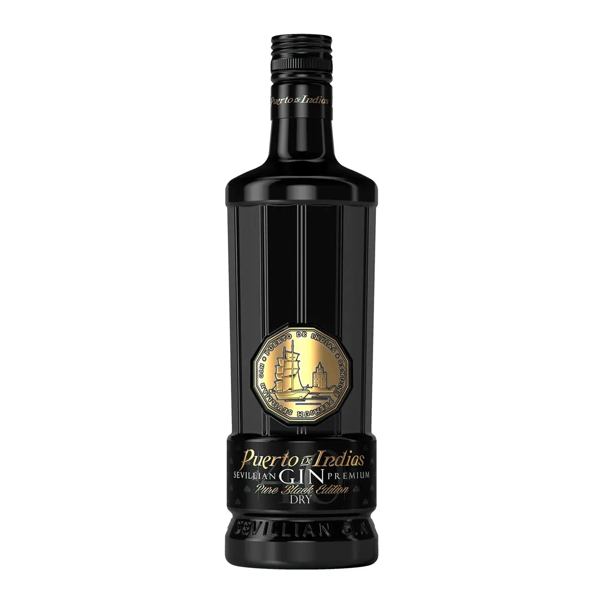 Puerto De Indias - Black Gin 1 litre
