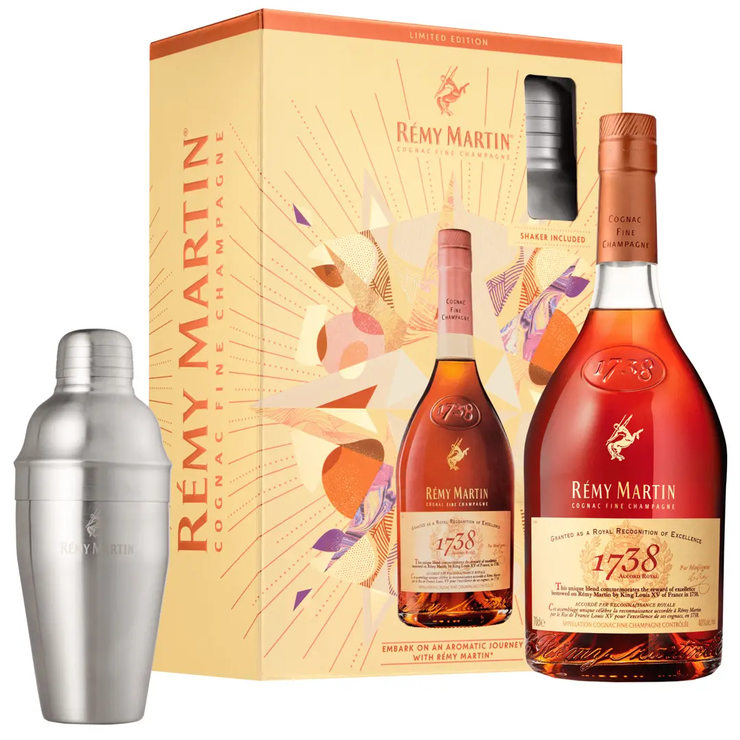 Remy Martin - 1738 Gift Pack Shaker 70cl
