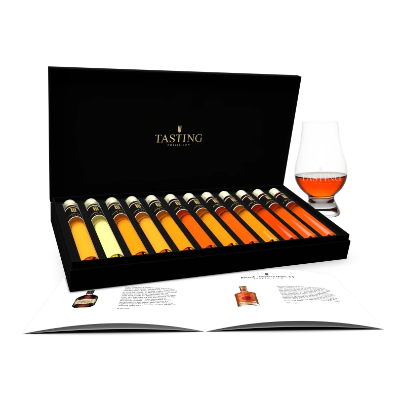 Rum Tasting Probierset 12 Fläschchen Verkostung im Geschenkset Rum Tasting Probierset 12 Fläschchen Verkostung im Geschenkset