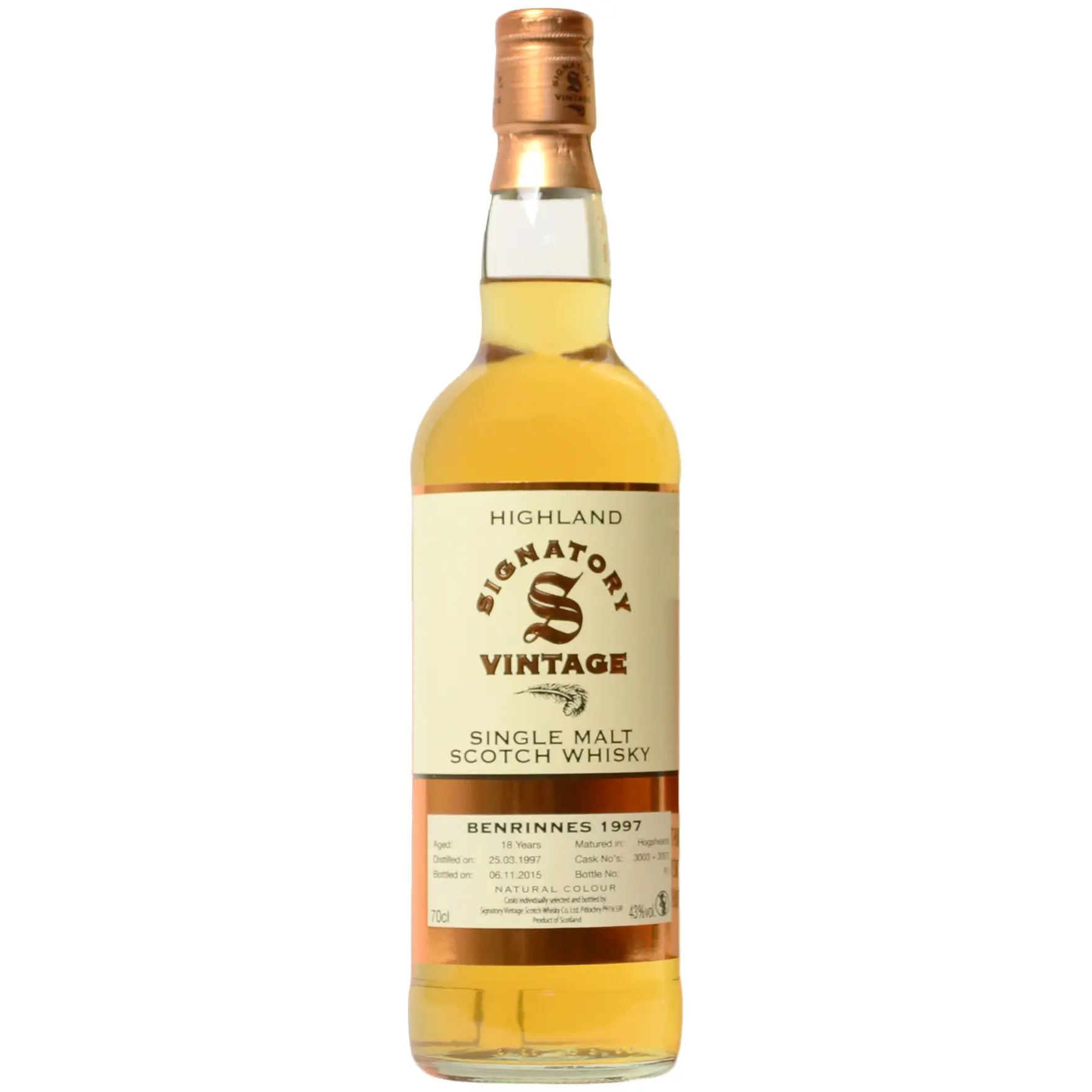 Signatory - Benrinnes 1997 70cl