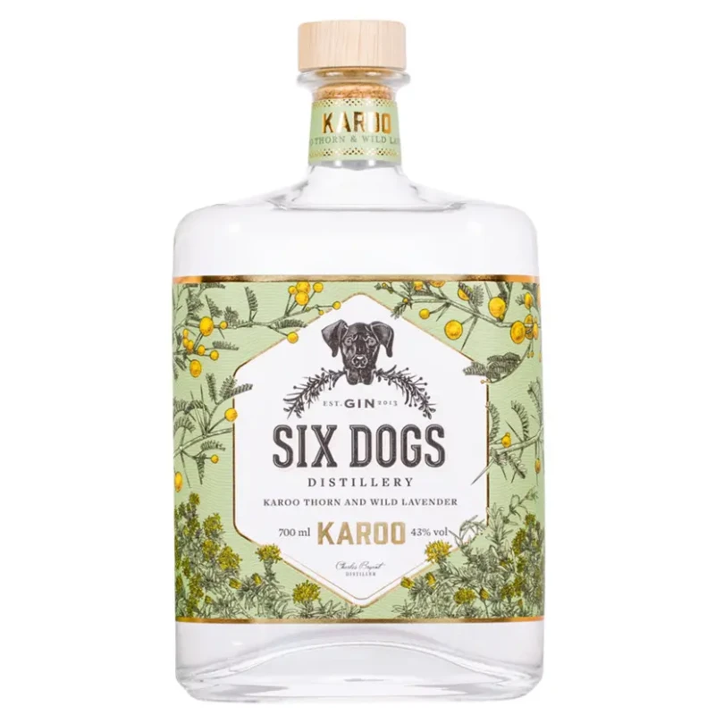 Six Dogs - Karoo Gin 70cl Six Dogs - Karoo Gin 70cl