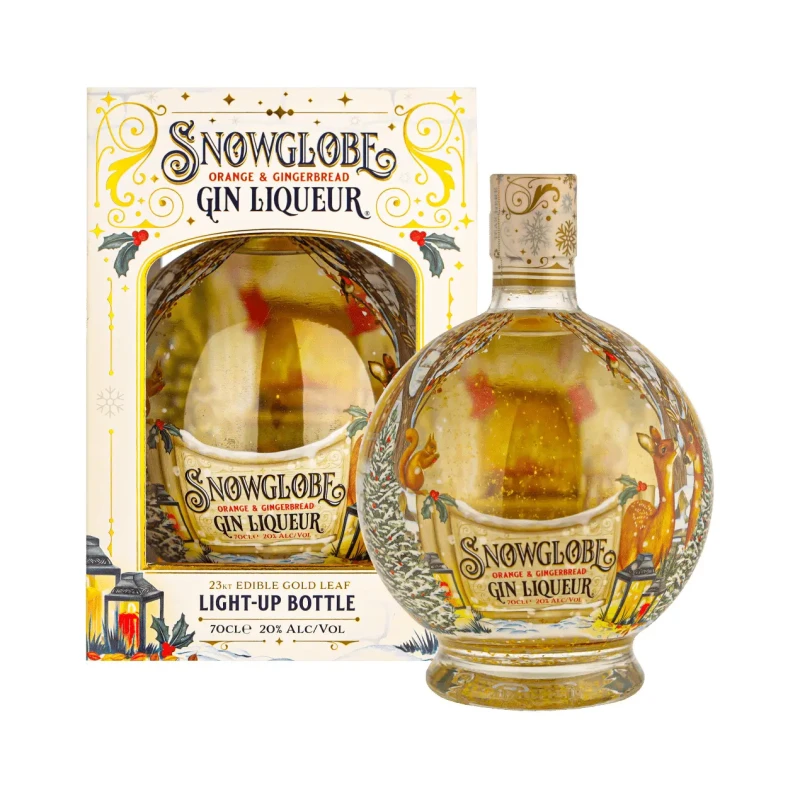 Snow Globe - Orange & Gingerbread Gin Liqueur 70cl Snow Globe - Orange & Gingerbread Gin Liqueur 70cl