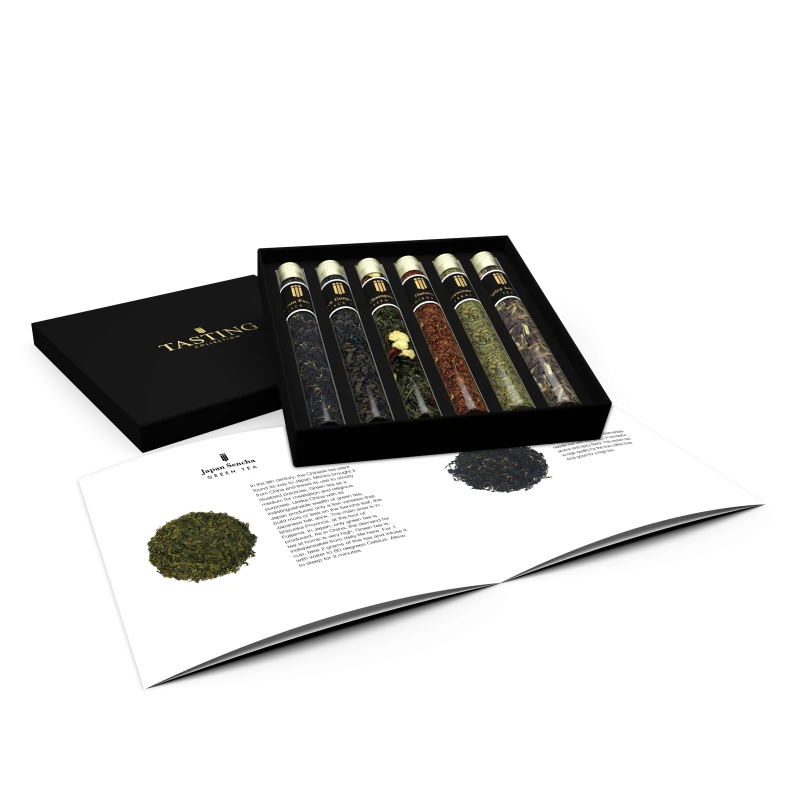 Tea Tasting Set 6 tubes in Luxury Gift Box Tea Tasting Set 6 tubes in Luxury Gift Box