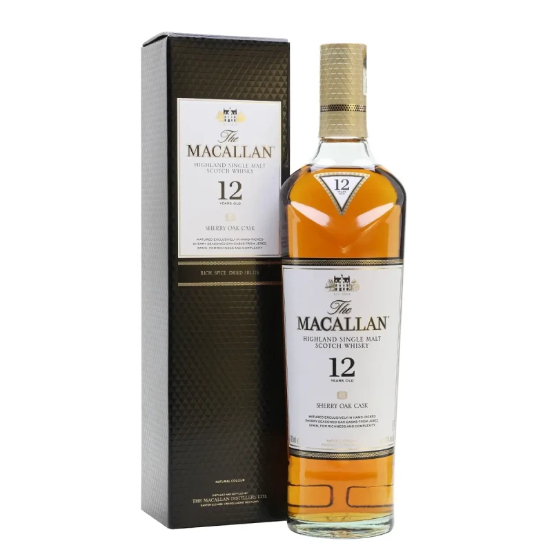The Macallan, 12 years - Sherry Oak 70cl The Macallan, 12 years - Sherry Oak 70cl