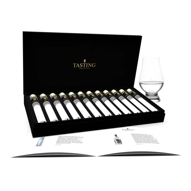 Vodka Degustatie 12 samples Proeverij Cadeau Set in Geschenkdoos box Vodka Degustatie 12 samples Proeverij Cadeau Set in Geschenkdoos box