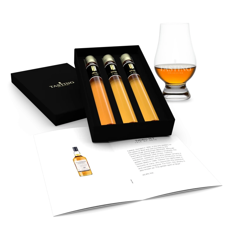 Whisky Tasting Probierset 3 Fläschchen Verkostung im Geschenkset Whisky Tasting Probierset 3 Fläschchen Verkostung im Geschenkset