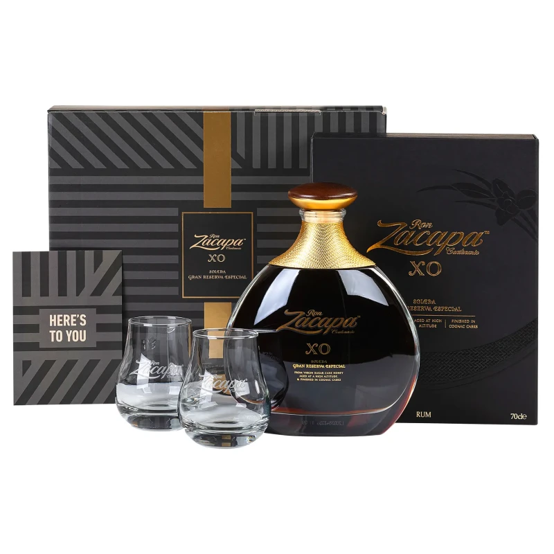 Zacapa XO Giftpack 2 Glasses 70cl Zacapa XO Giftpack 2 Glasses 70cl