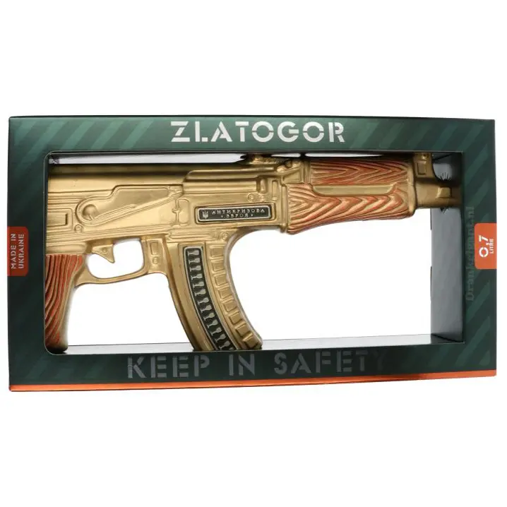 Zlatogor Gold AK 47 Vodka 70cl
