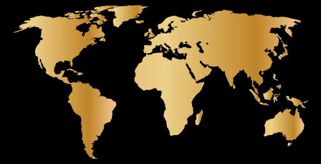 Thee Wereld Kaart