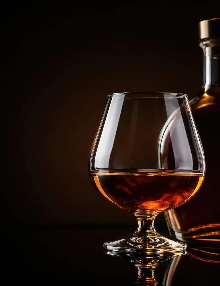 Un bicchiere di cognac