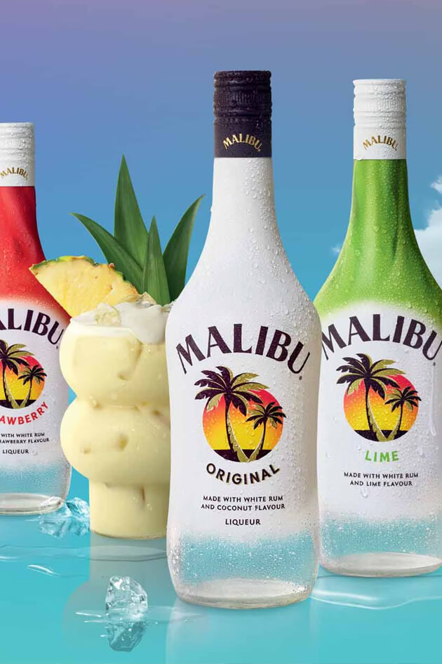 Malibu Flavors Rum Liqueur