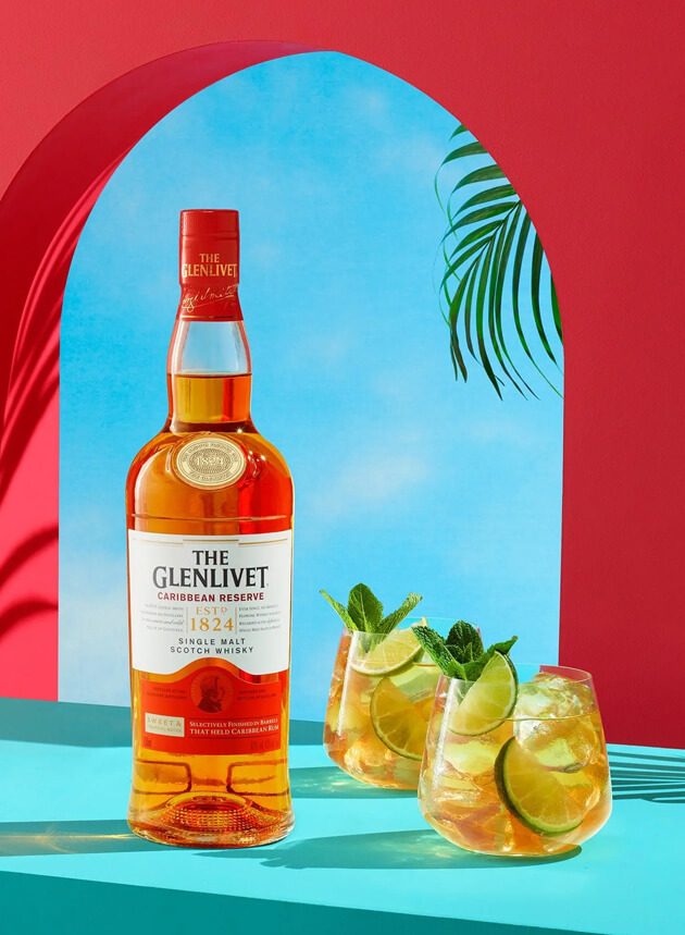 The Glenlivet whisky flaske