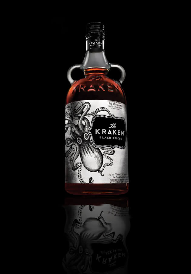 Kraken Black Spiced Rum Flasche